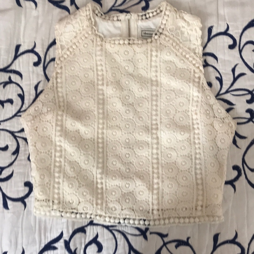 abercrombie crop top